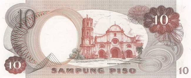 Philippinen 10 Piso 1969 p144a